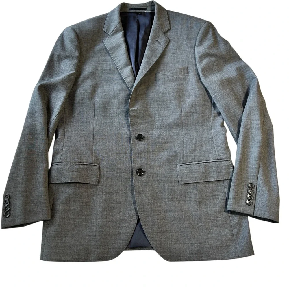 J.Crew Ludlow Blazer 41R Slim‎  Four Season Wool Gray Men's Sport Coat  2-Button